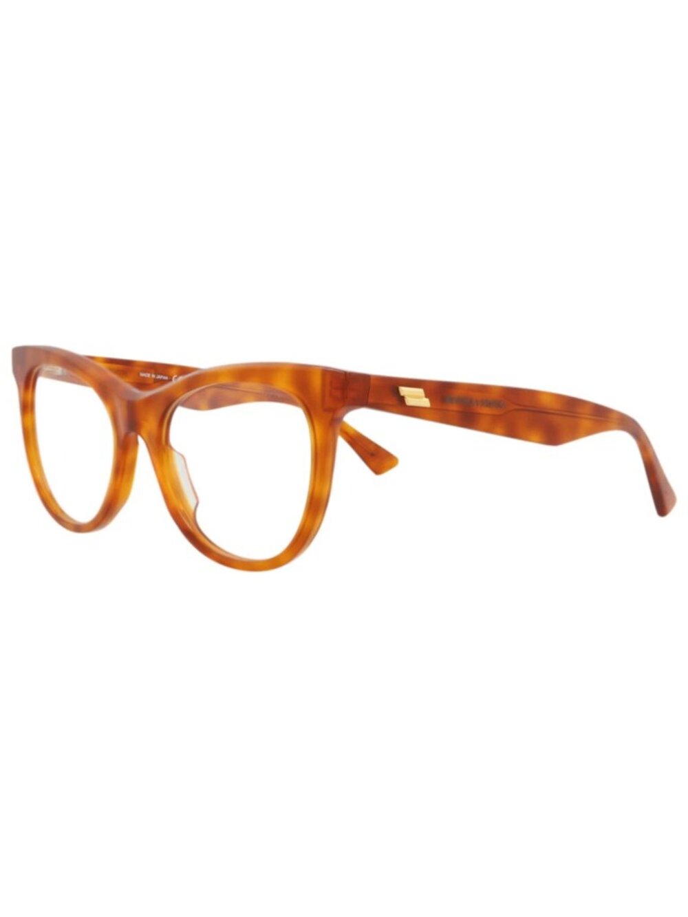 New Bottega Veneta Women's Eyeglasses Round Oval Acetate Frame Havana Havana
